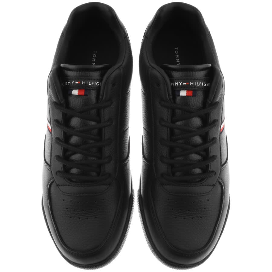Alternative Image for ProductTommy Hilfiger Lightweight Leather Trainers Black3